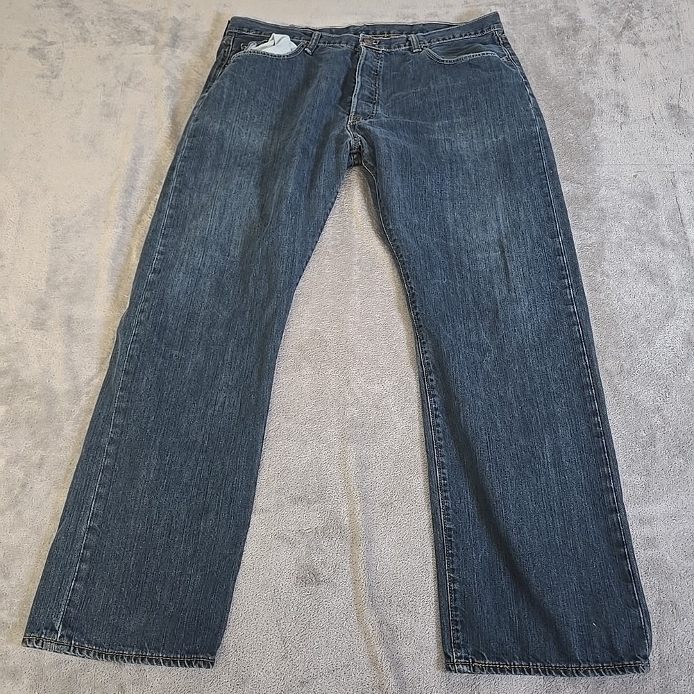Levis 501 XX Jeans‎ Mens 38x29 Blue Original Fit Medium Wash Button Fly Denim